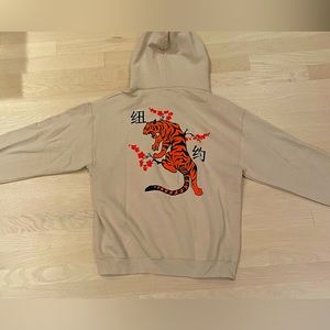 Floral tiger hoodie